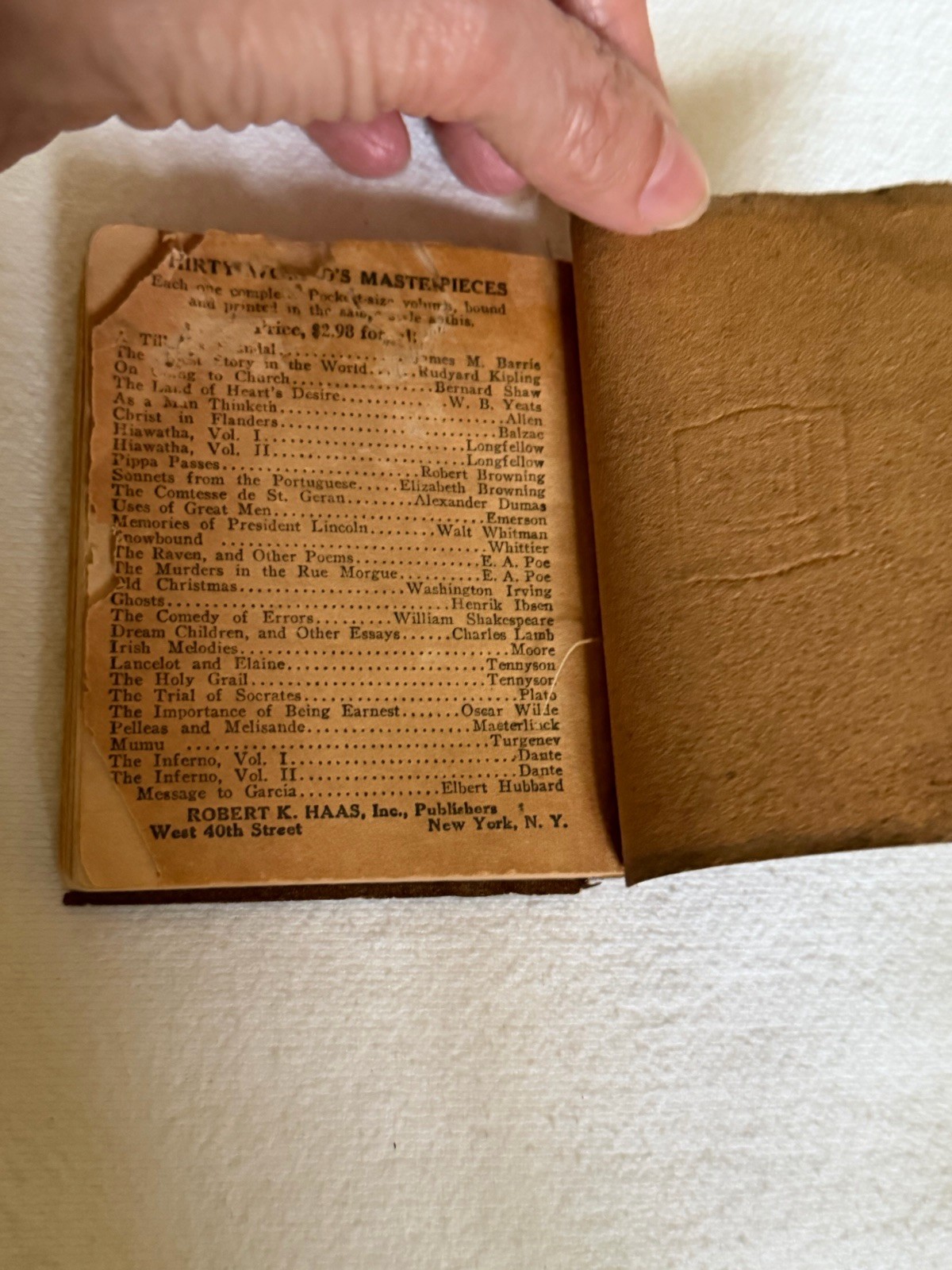Little Leather Library, “A Christmas Carol,” By Charles Dickens/Antique ￼