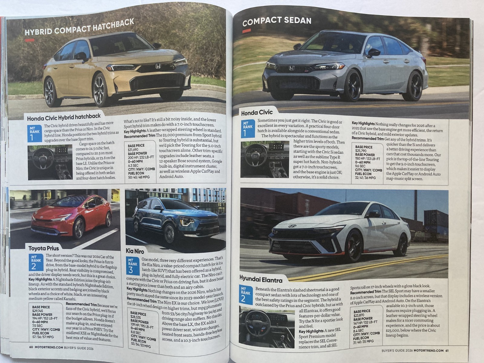 2026 MOTOR TREND NEW CAR & TRUCK BUYER’S GUIDE Magazine UNBIASED REVIEWS / New