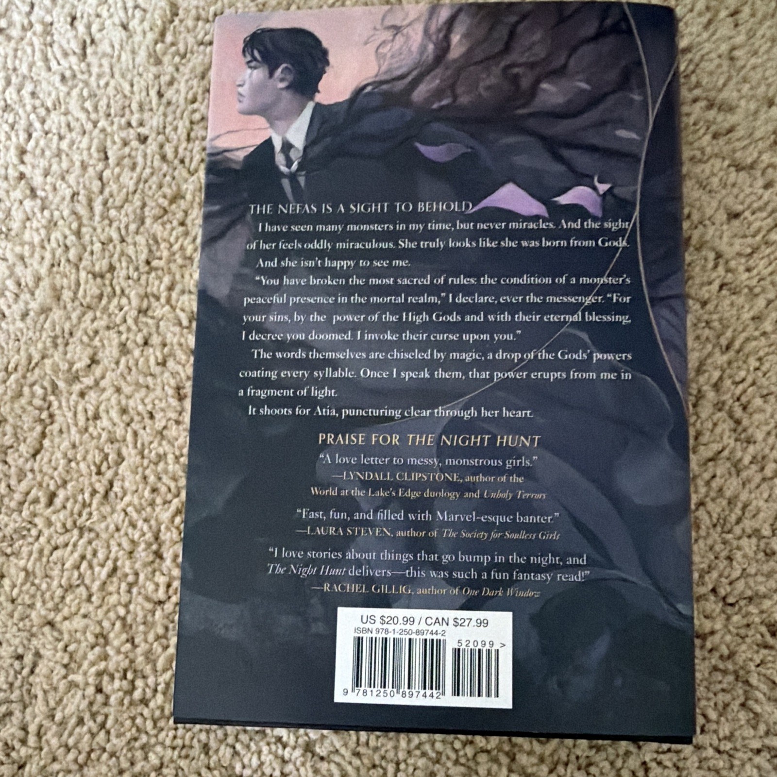 Alexandra Christo The Night Hunt Hardcover 2023 Feiwel & Friends DJ YA Fantasy