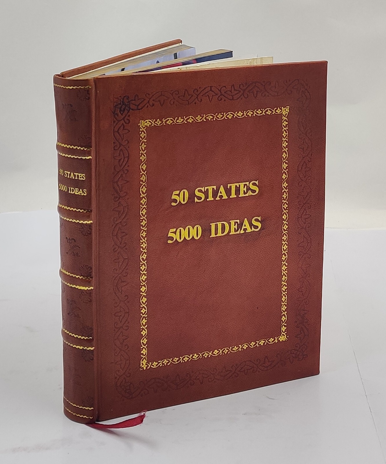 50 STATES, 5,000 IDEAS by Joe Yogerst [PREMIUM LEATHER BOUND]