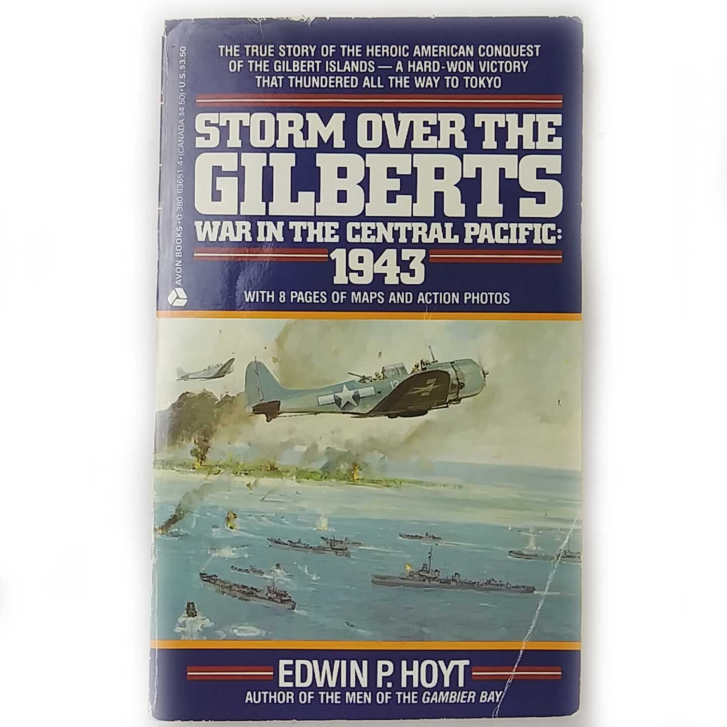 1983 Storm Over the Gilberts by Edwin Hoyt 174 Pages 1st Avon Print