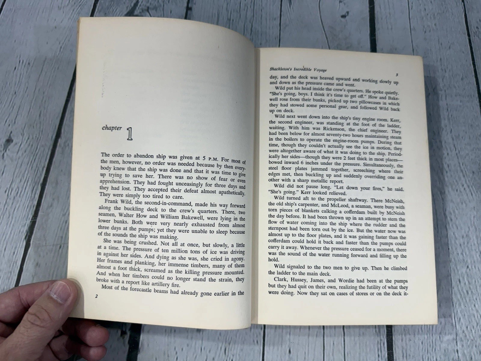 “Endurance” Shackleton’s Incredible Voyage, Alfred Lansing HC 1st Edition 1959