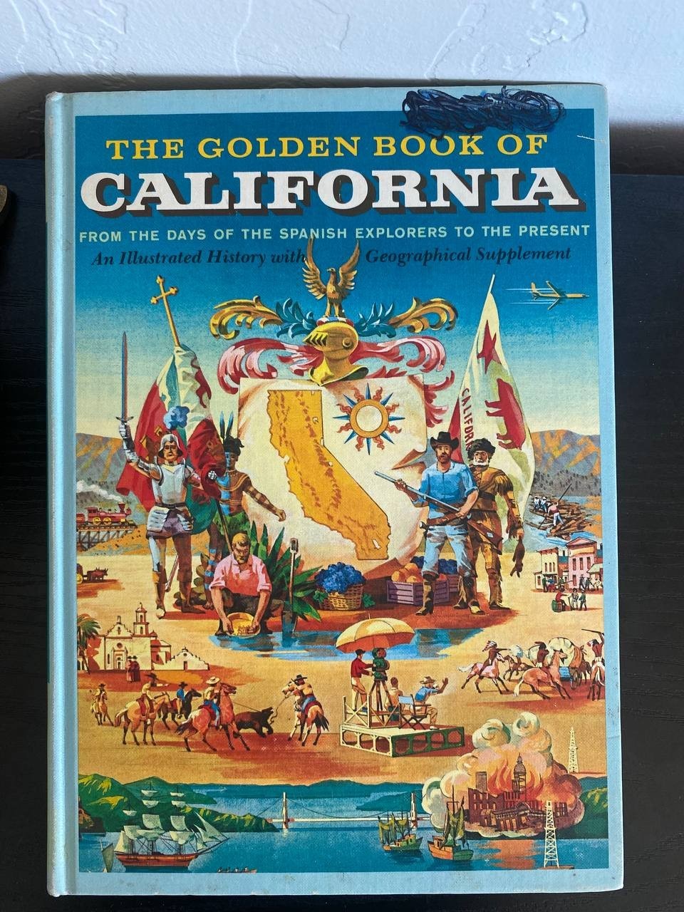 The Golden Book of California by Golden Books 1961 Hardcover Vintage!Illustrated