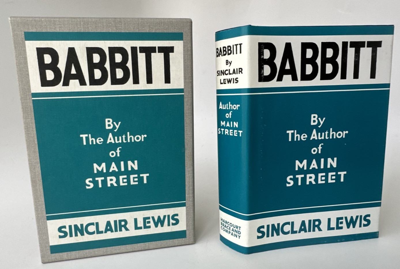 Babbitt SINCLAIR LEWIS First Edition Library FEL Facsimile Slipcase HCDJ