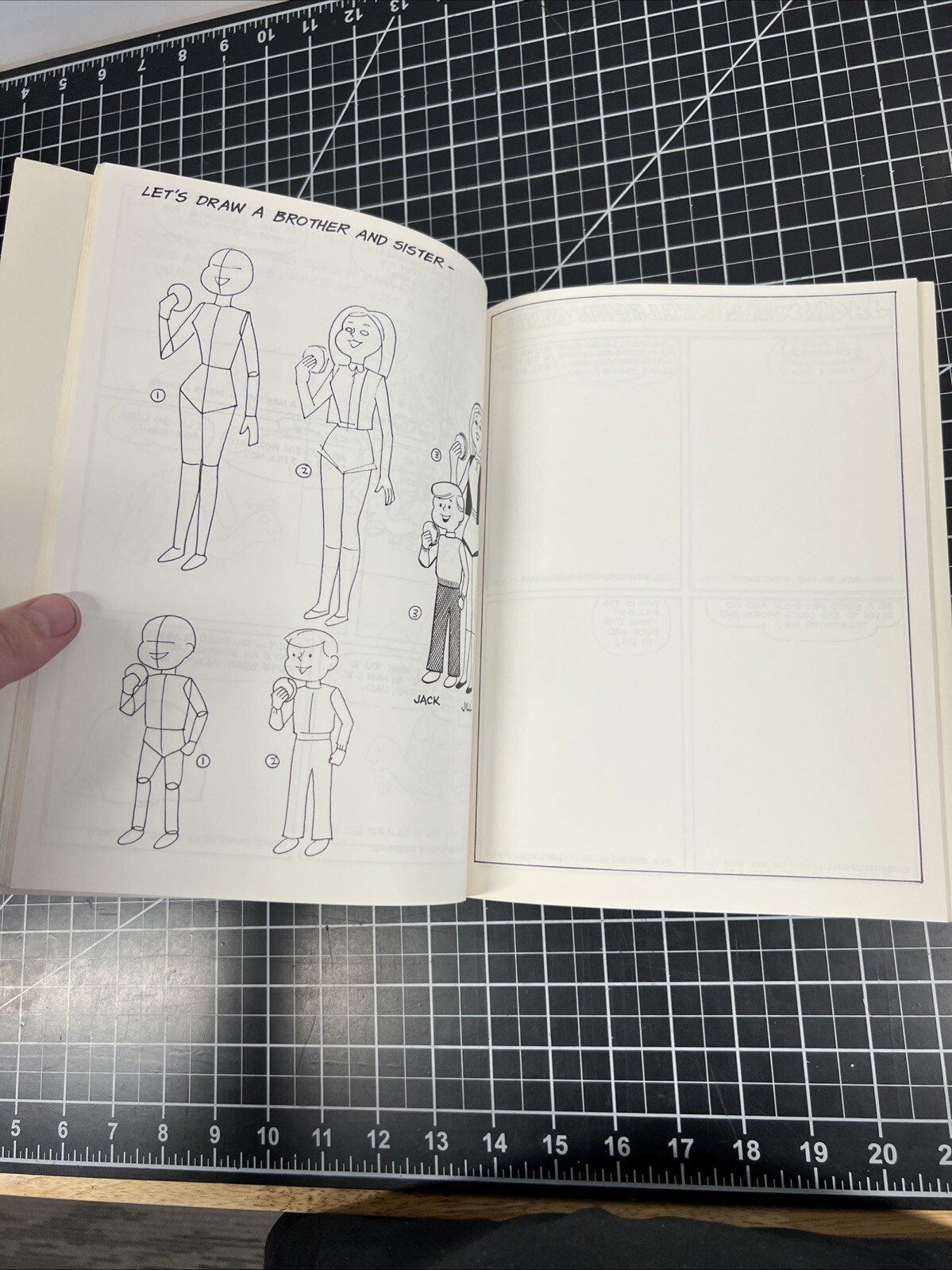 1983 Lets Draw Comics Guide Tony Tallarico Elephant Books Superhero UNUSED 1980s