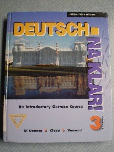 Deutsch, Na Klar: An Introductory German Course – Hardcover – GOOD