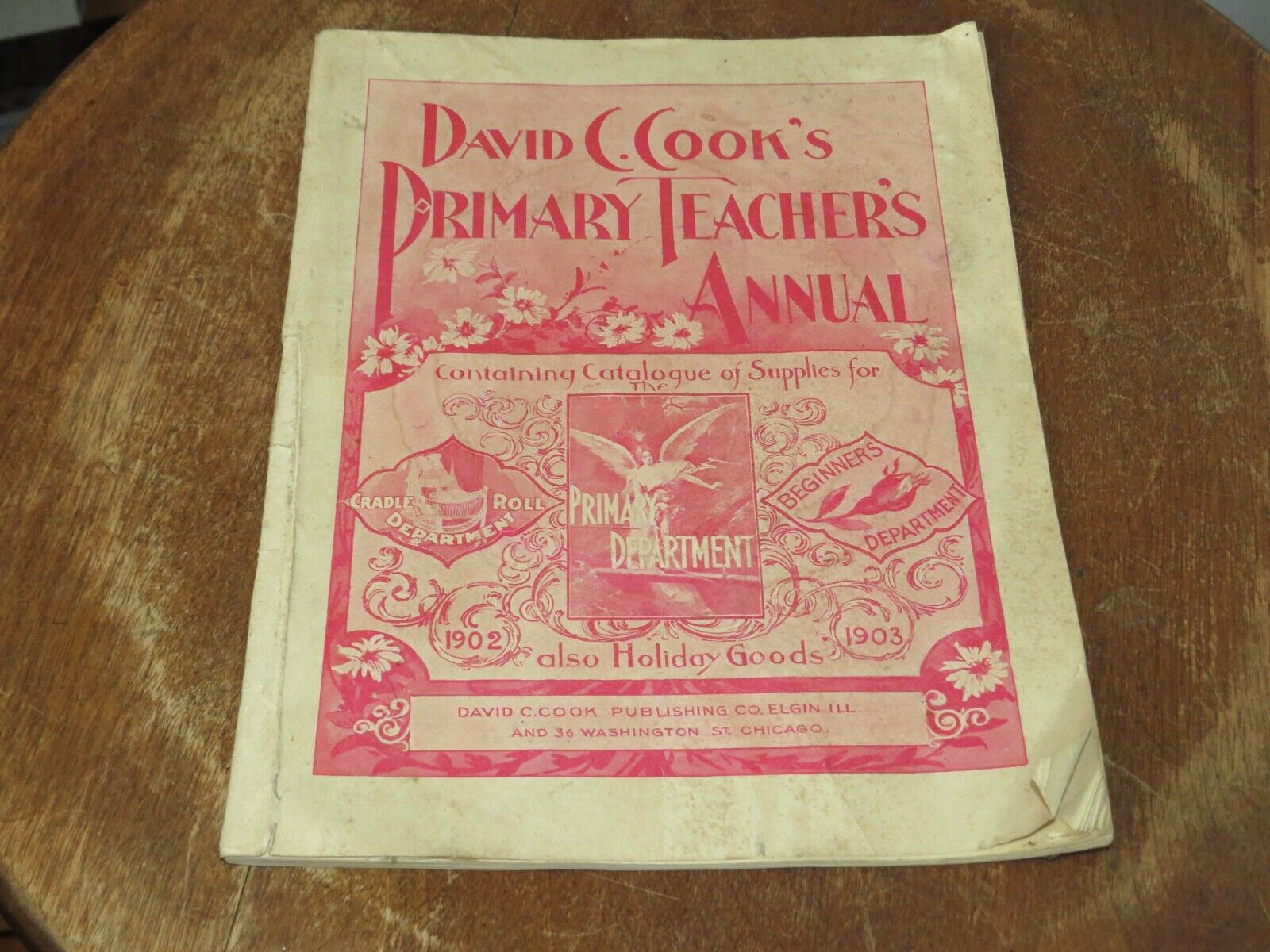 David C. Cook’s Primary Teacher’s Annual Catalog 1903