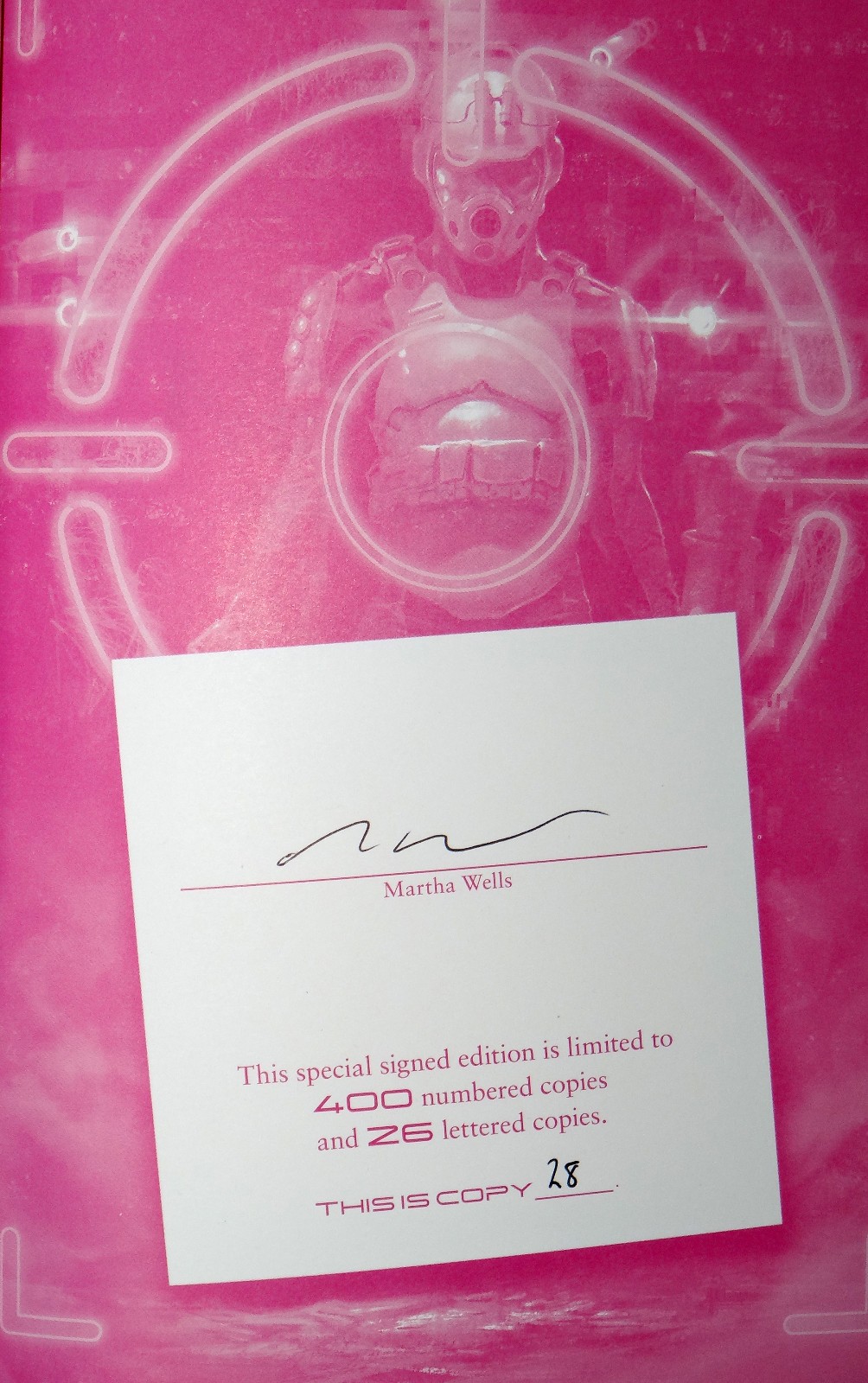 Martha Wells SIGNED Murderbot Diaries 1-3 Subterranean Press Limited 1st w/Bonus