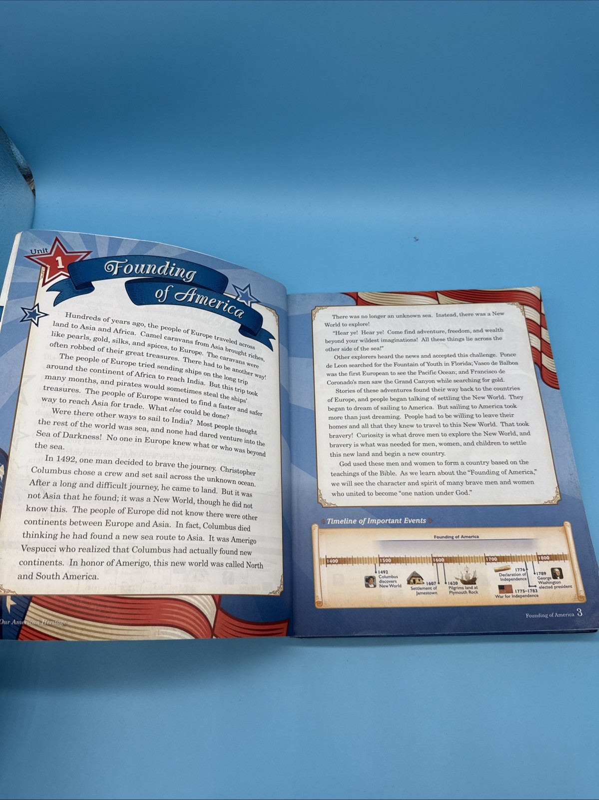 Abeka Our American Heritage Student Text – 3rd Grade History (5th Edition)