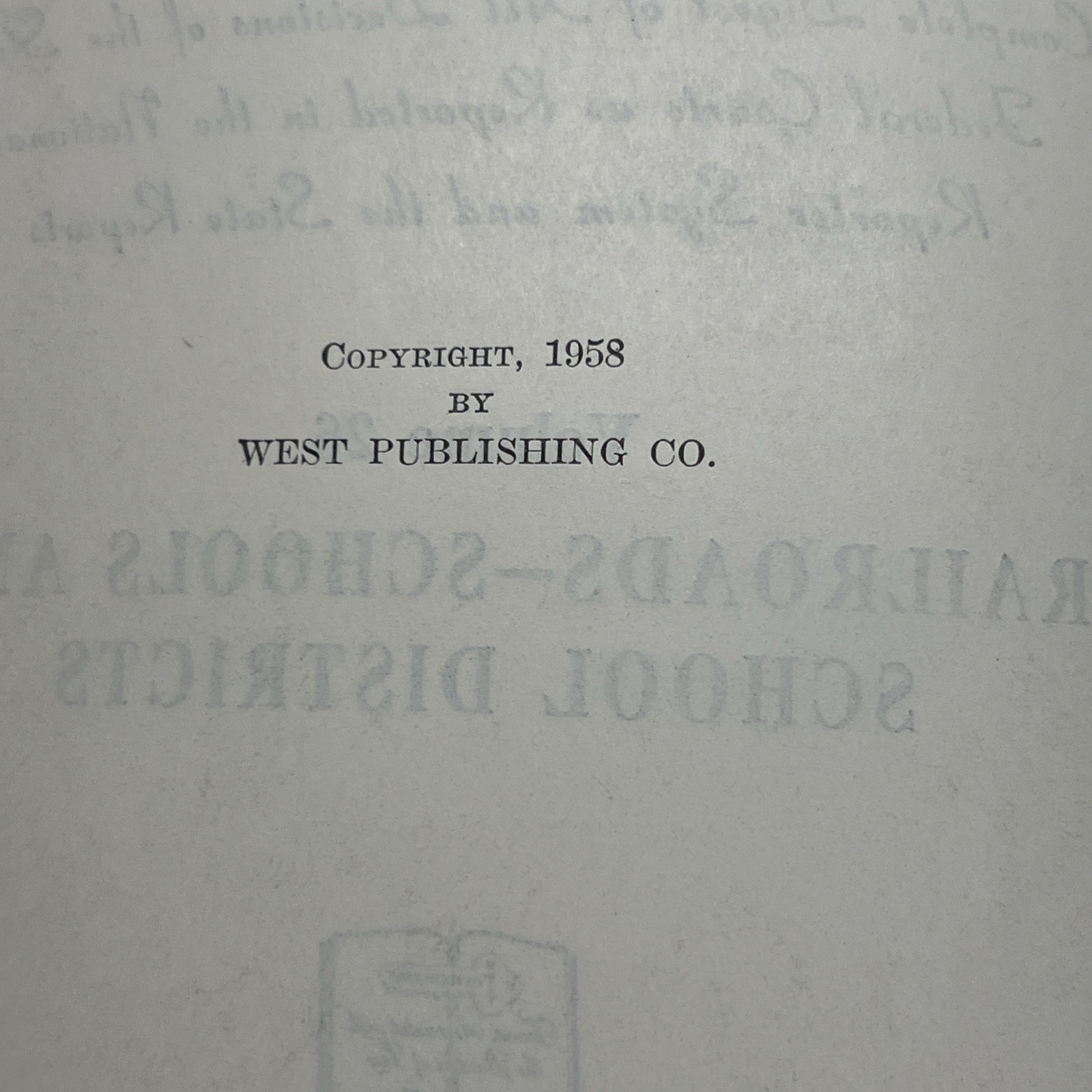 American Digest System Sixth Decennial Edition Vol 26 1946-1956 West Publ. HC