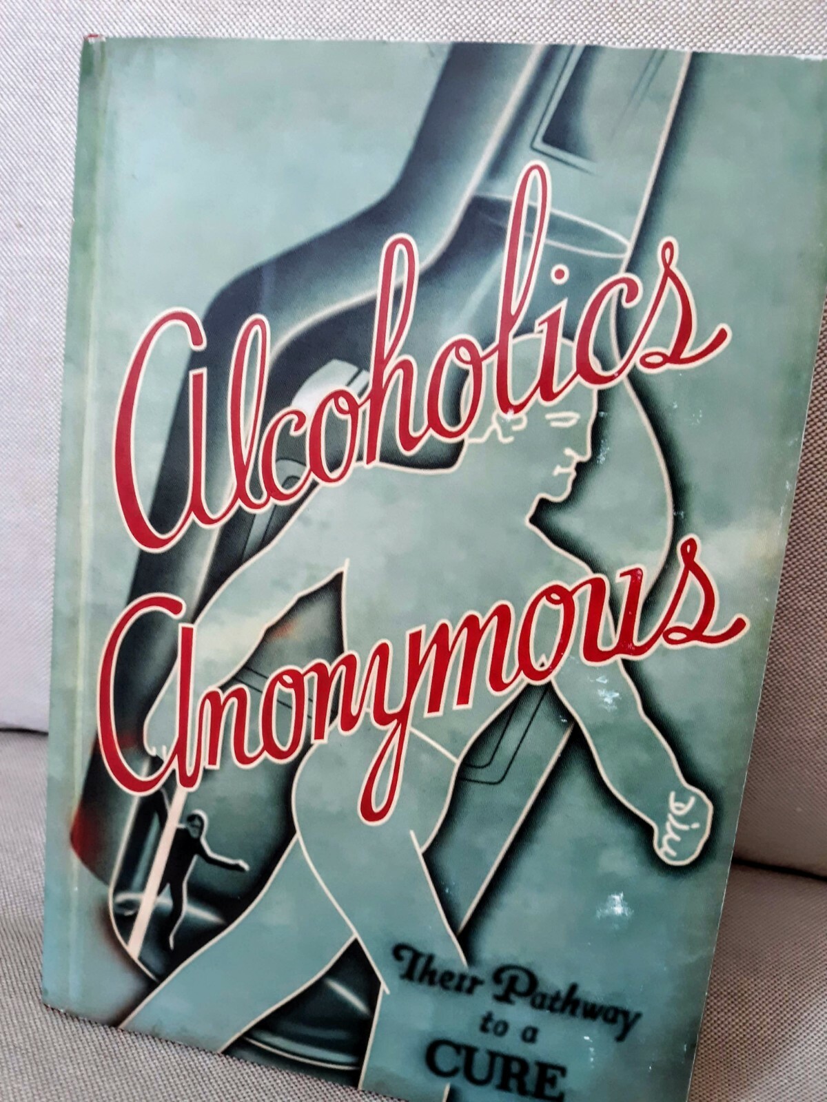 AA ALCOHOLICS ANONYMOUS LTD EDITION Pathway to a Cure BIG BOOK Cover NUMBERED