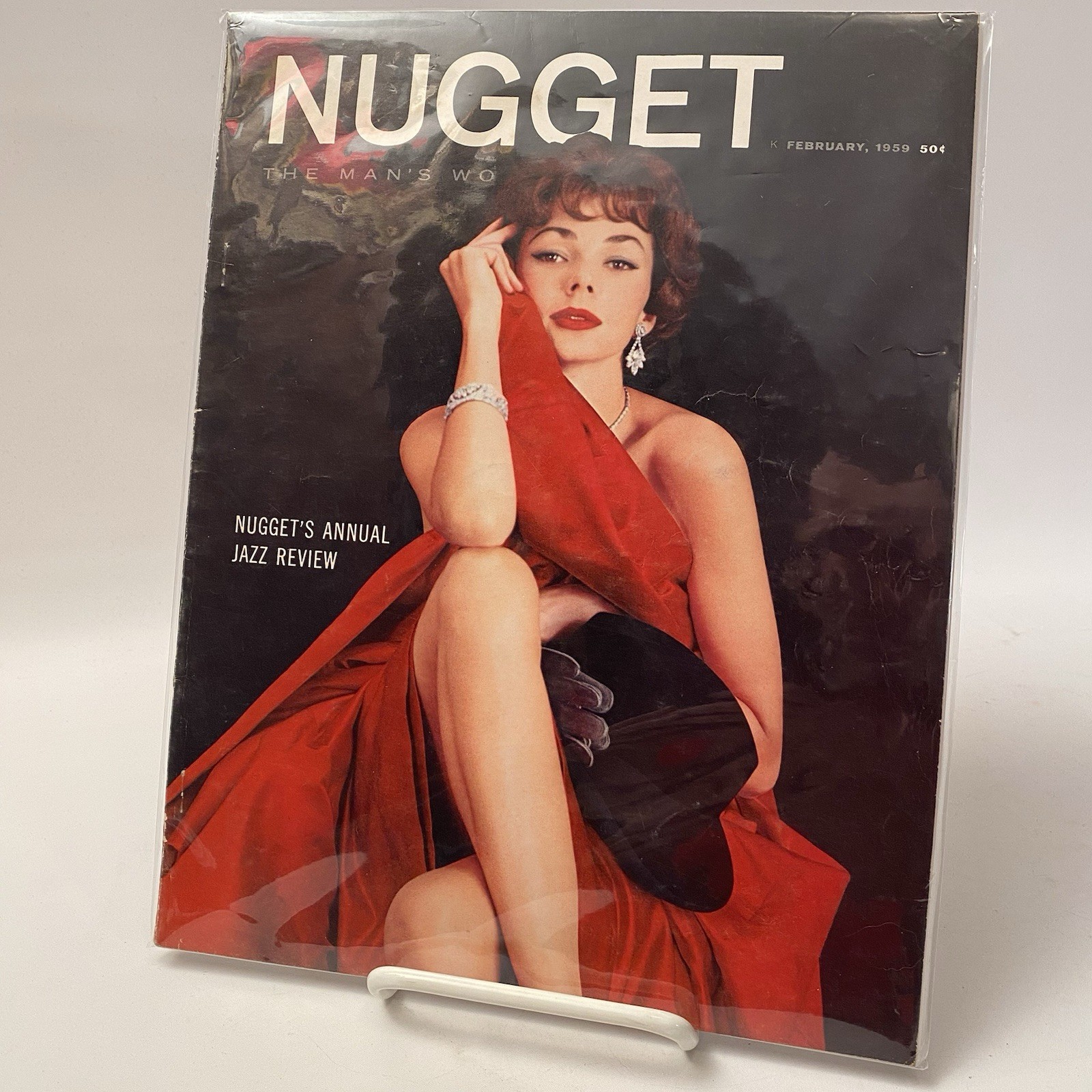 Nugget February 1959 men’s interest magazine Jazz Review society of illustrators