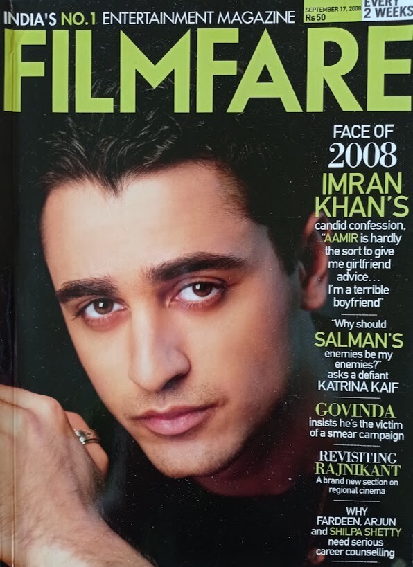 Filmfare September 17, 2008* Bollywood Rare Magazine