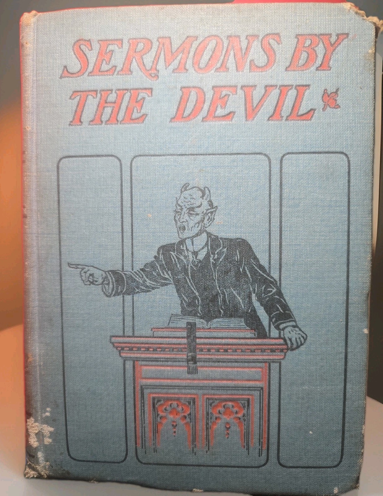 1904 Sermons by the Devil Rev W.S. Harris Antique Hardcover Illustrated…