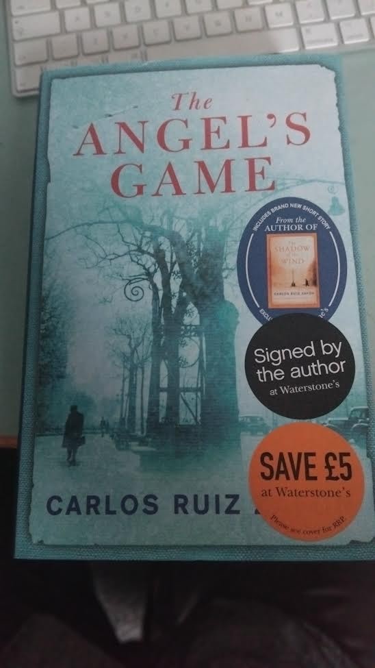 Carlos Ruiz Zafon The Angel’s Game Signed Copy