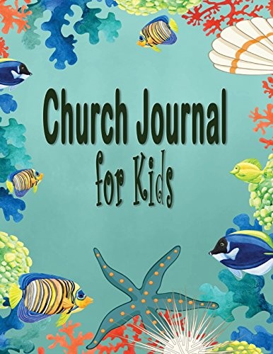 CHURCH JOURNAL FOR KIDS: UNDERWATER WORLD | 8.5X11 INCH | By Hanna Rose **NEW**