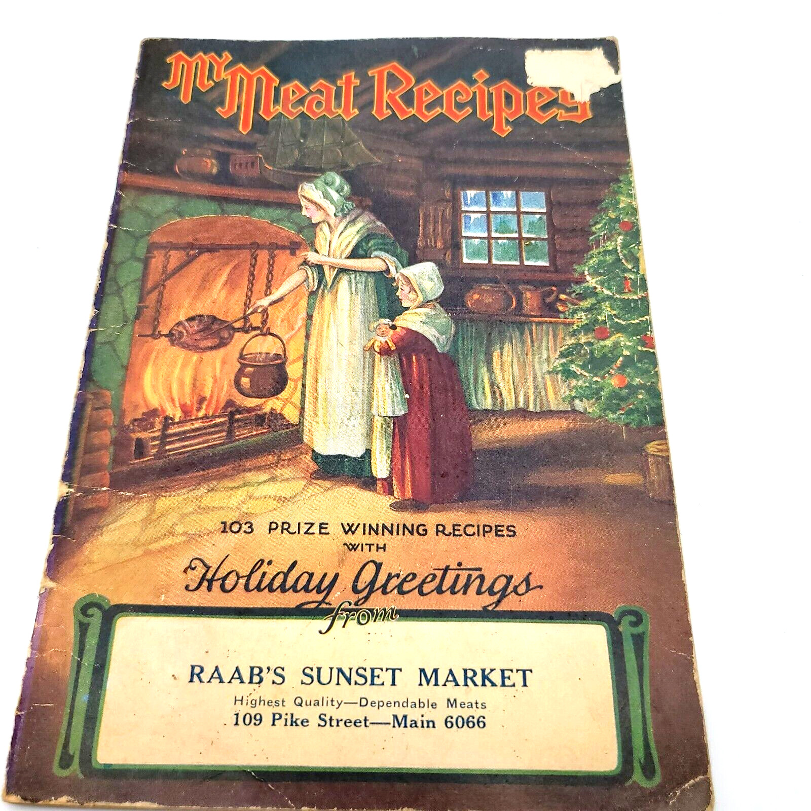 My Meat Recipes M. C. Lovell Natl Livestock & Meat Board 1926 Vintage