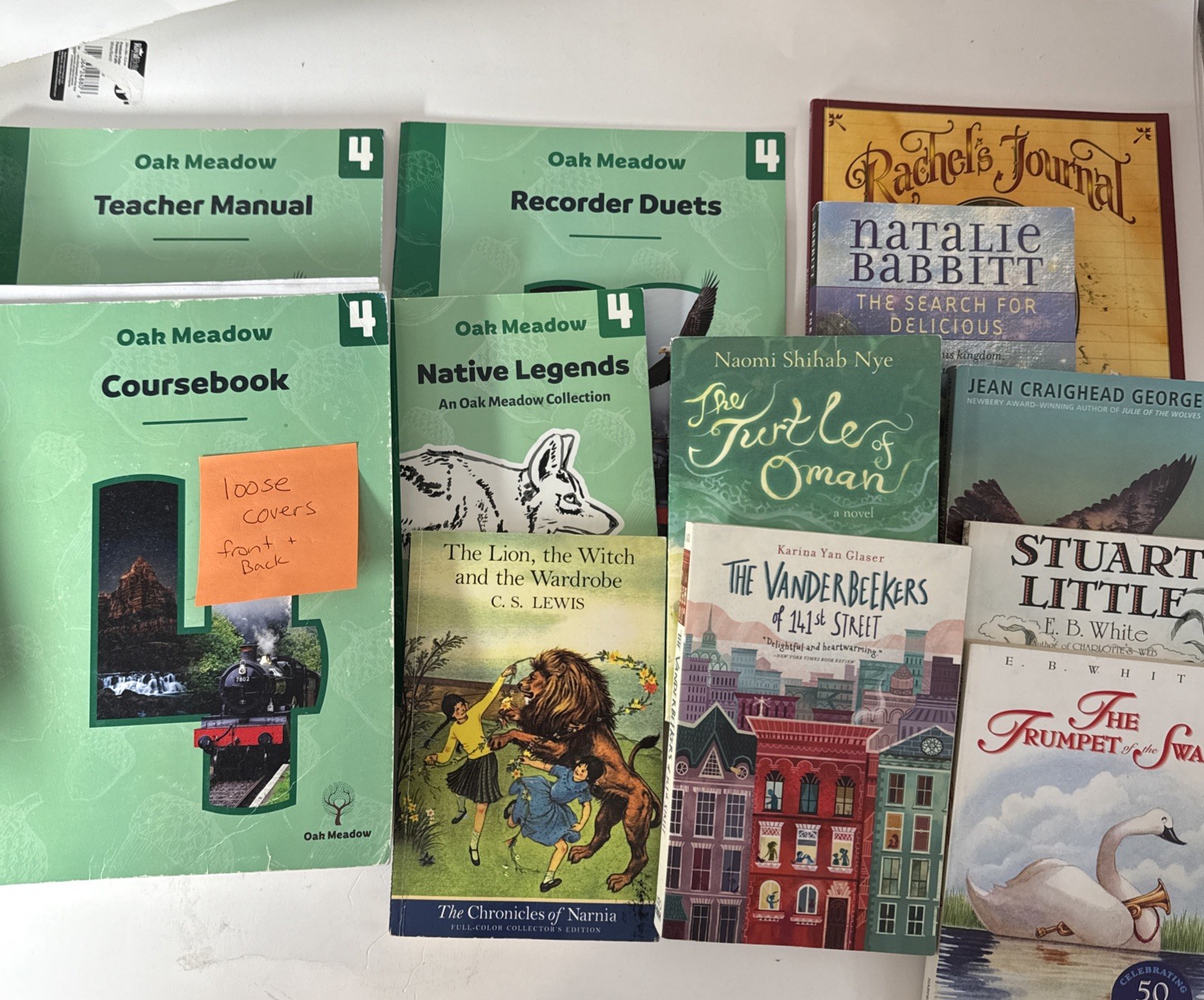 Oak Meadow Grade 4 (2020) Coursebook Teachers Manual, Recorder, Legends & Novels