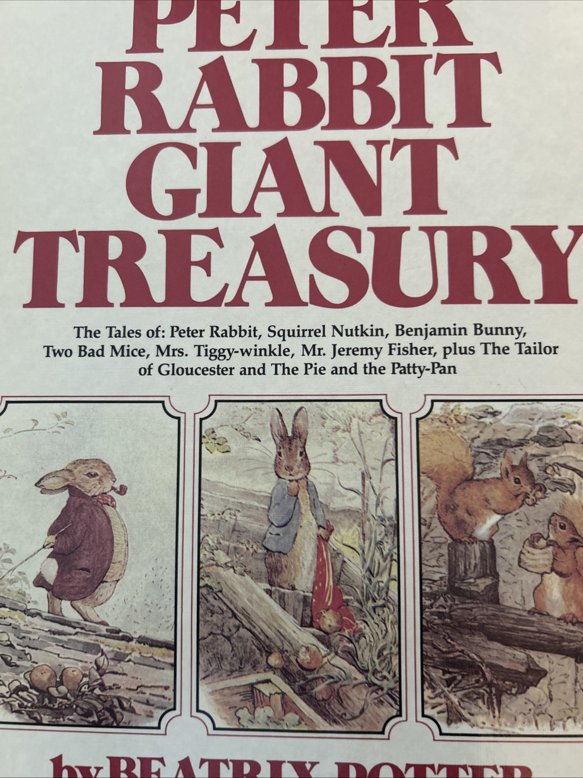 Giant Treasury of Peter Rabbit by Beatrix Potter (1980, Hardcover)