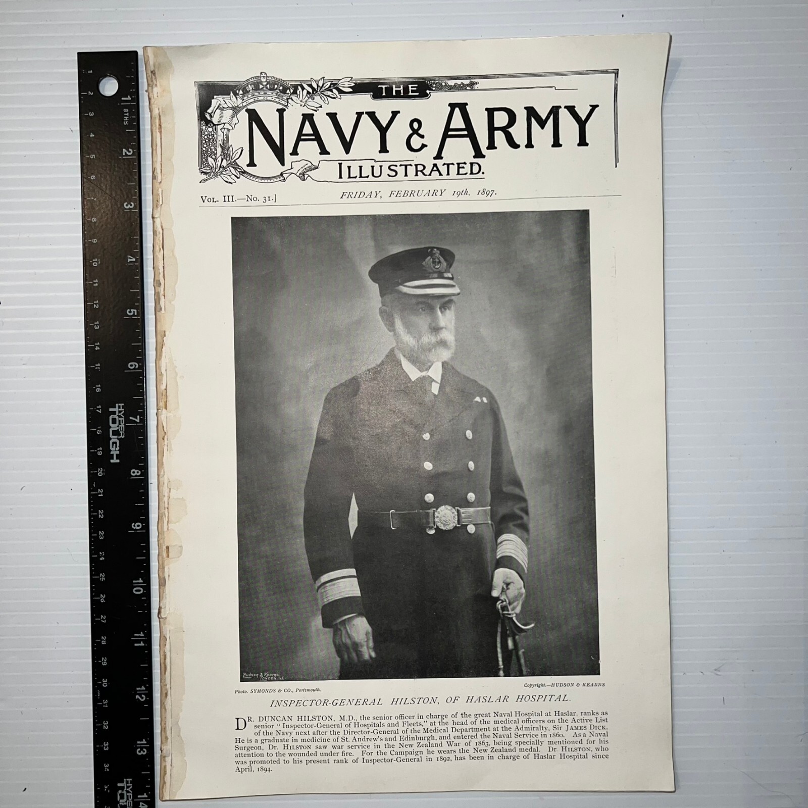 Navy & Army Illustrated Feb 19, 1897, 24 Pages 14″ x 9.5″ Lots of photos