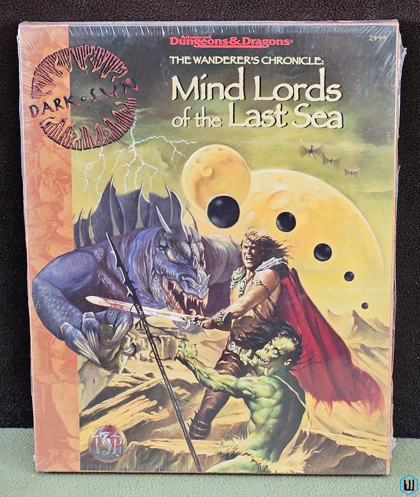Mind Lords of the Last Sea – SEALED (Dungeons Dragons Dark Sun) Box Set TSR 2444