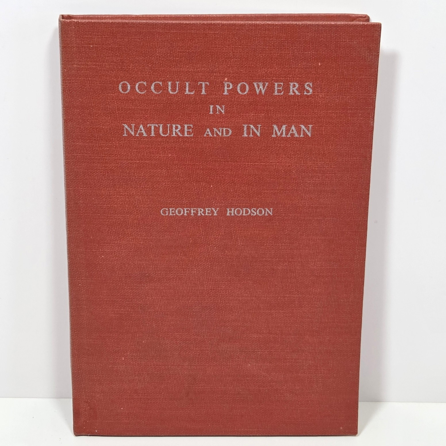 Occult Powers in Nature and in Man Geoffrey Hodson Vtg 1973 HC Occult Theosophy