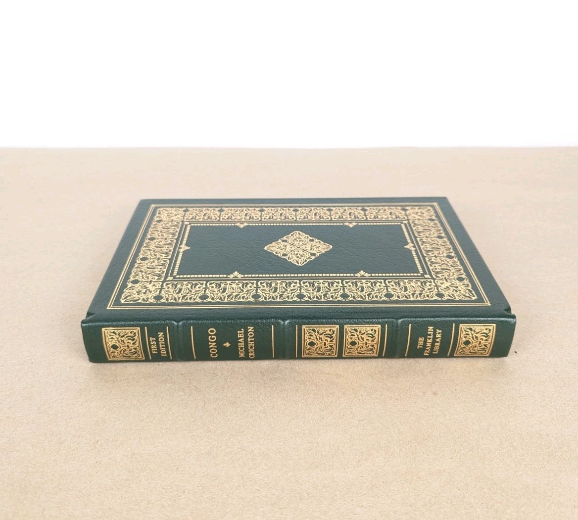 Congo by Michael Crichton Limited First Edition Franklin Library Leather HC 1980