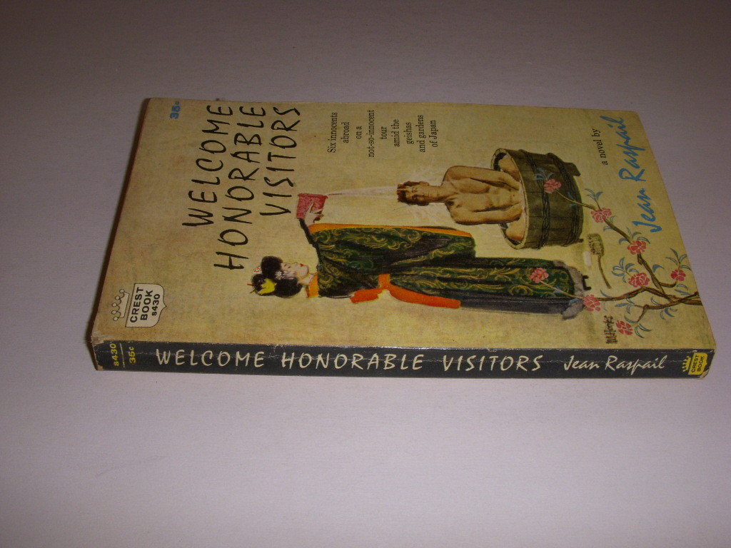 WELCOME HONORABLE VISITORS by JEAN RASPAIL, Crest Book #S430, 1st, 1961, GEISHAS