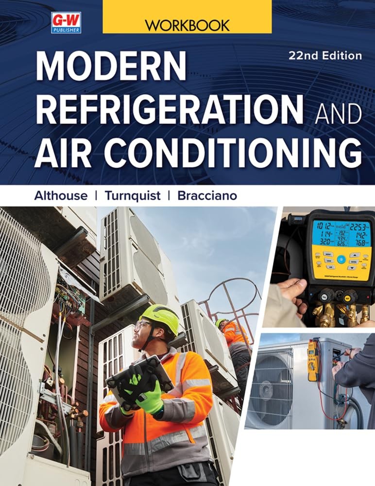 Modern Refrigeration and Air Conditioning Workbook – paperback Althouse, And…