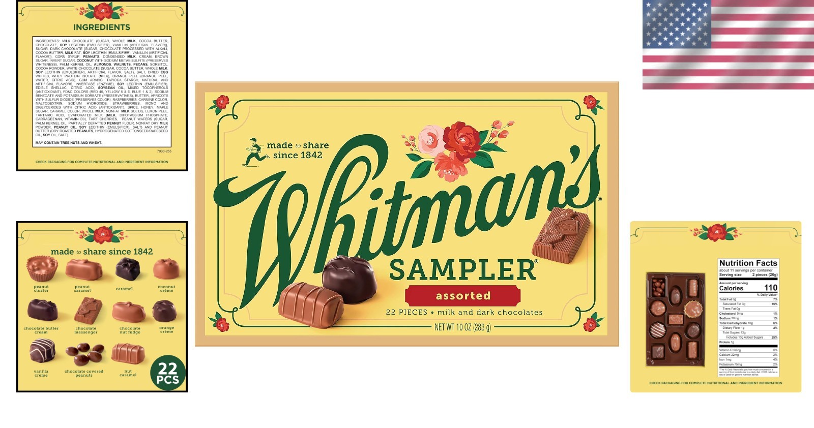 Whitman’s Sampler 10oz Assorted Chocolates Gift Box – Perfect for Mother’s Day