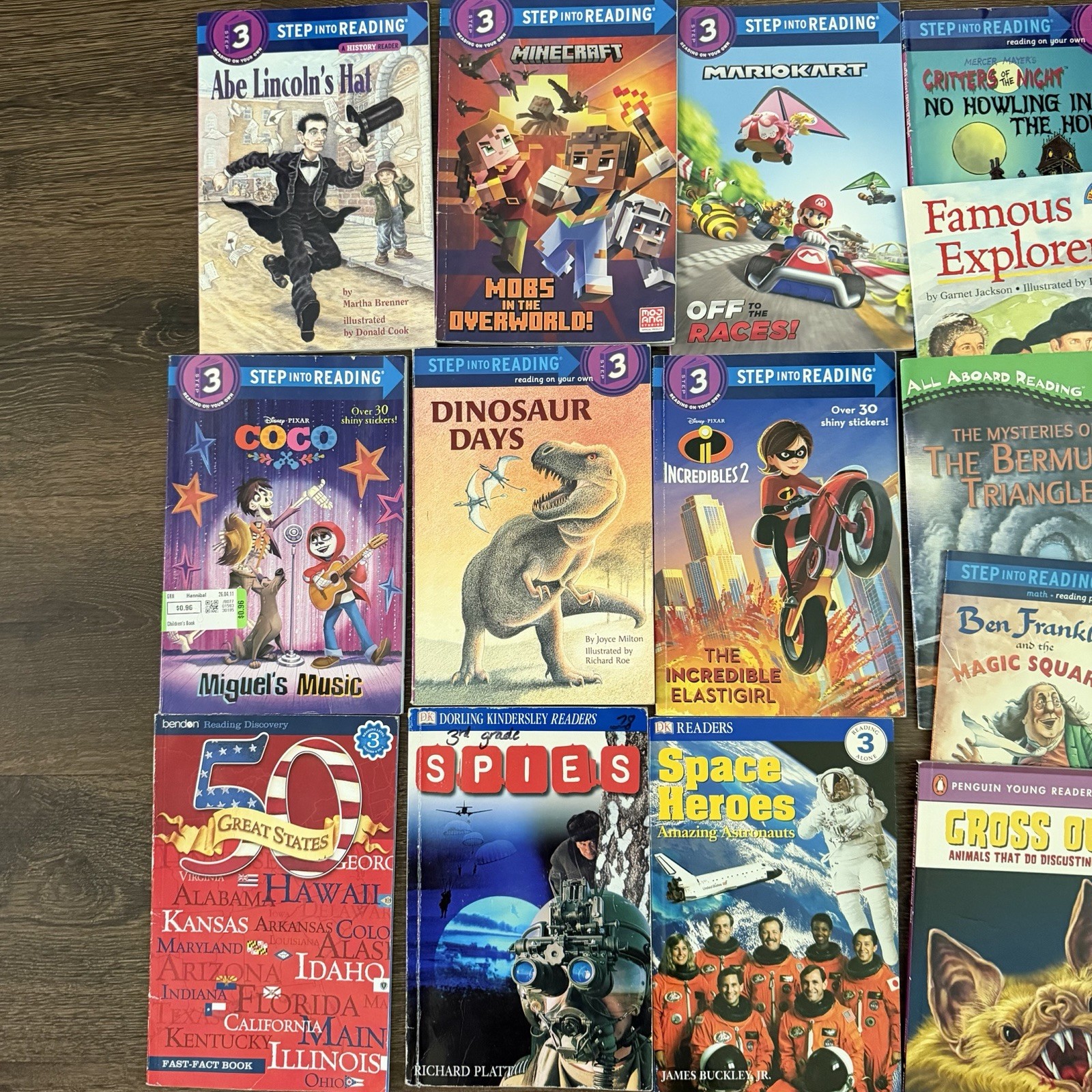 Kids Chapter & Leveled 3 4 5 Reader Book Lot 36 Minecraft Star Wars Sharks