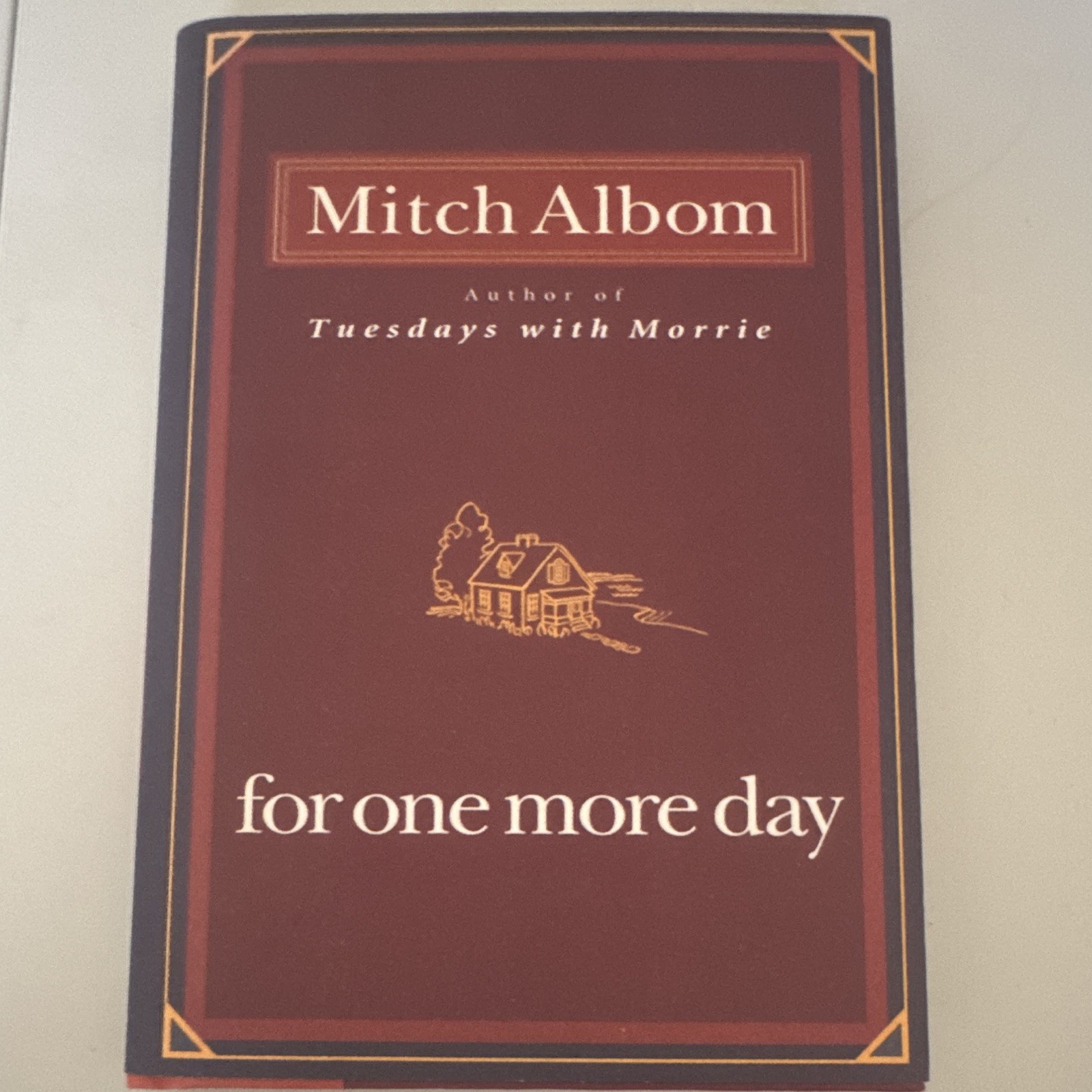 For One More Day Large Print Edition by Mitch Albom (2006, Hardcover)