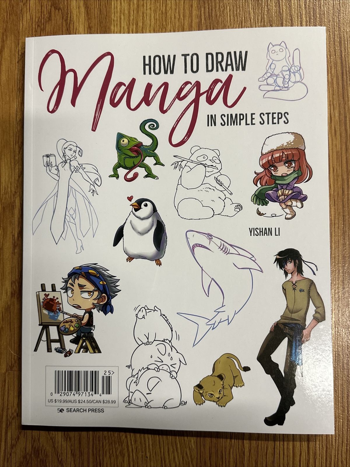 How To DRAW MANGA In SIMPLE STEPS Search Press Magazine YISHAN LI 128 Pages