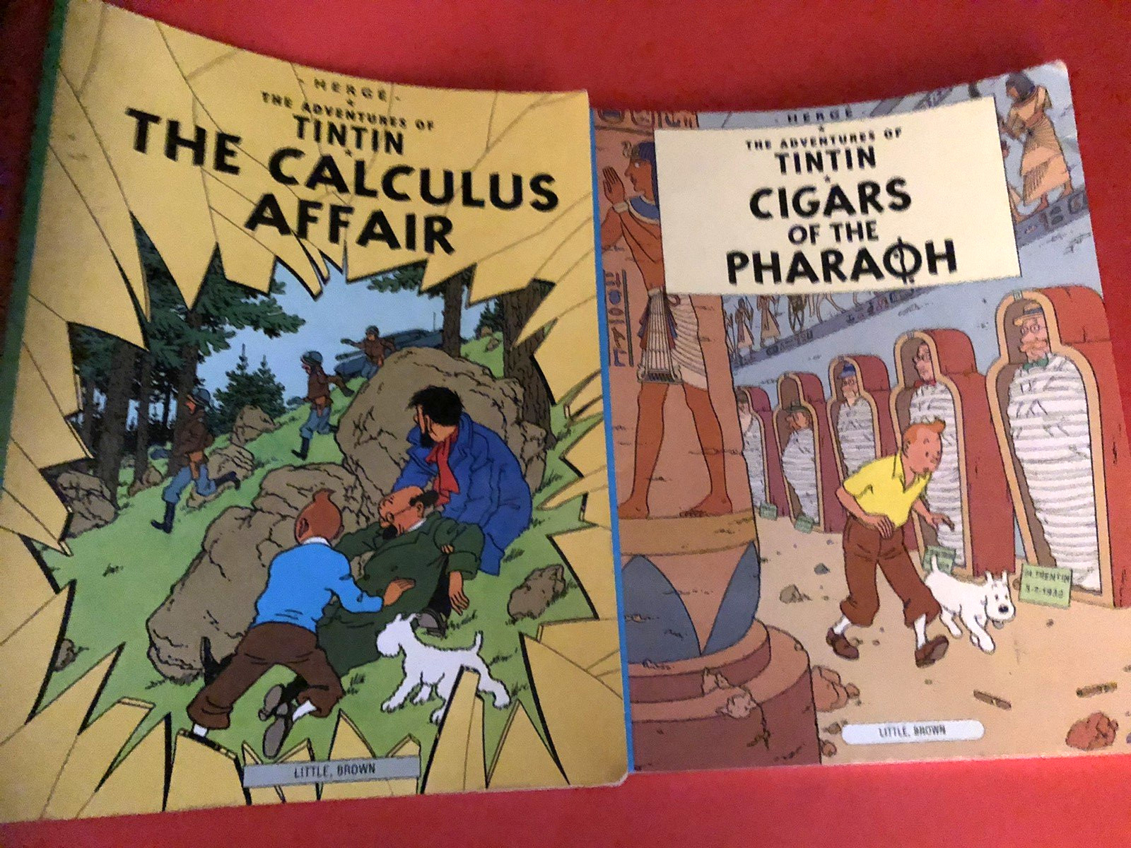 The Adventures of Tin Tin The Calculus Affair & Cigars Of The Pharaoh 2 Books