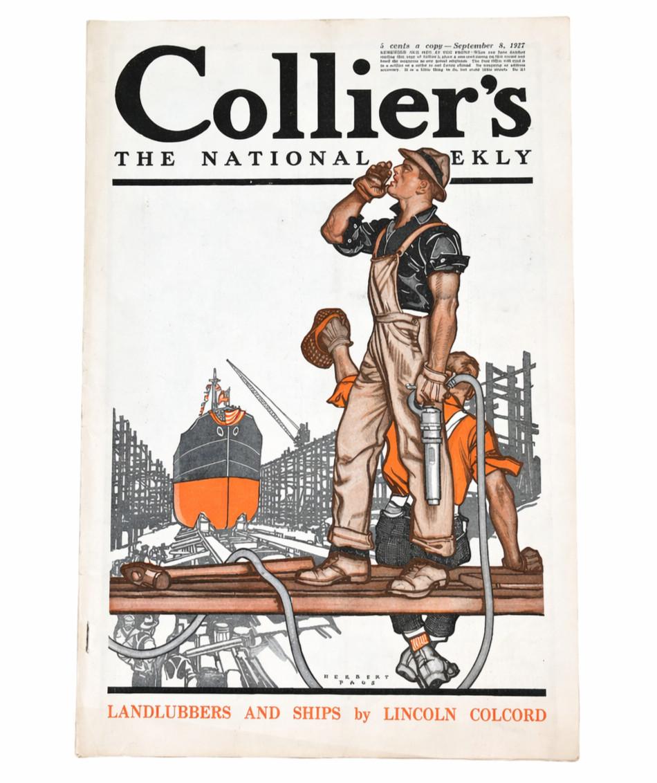 Fascinating Collier’s Magazine September 8, 1917 Antique World War I Advertising