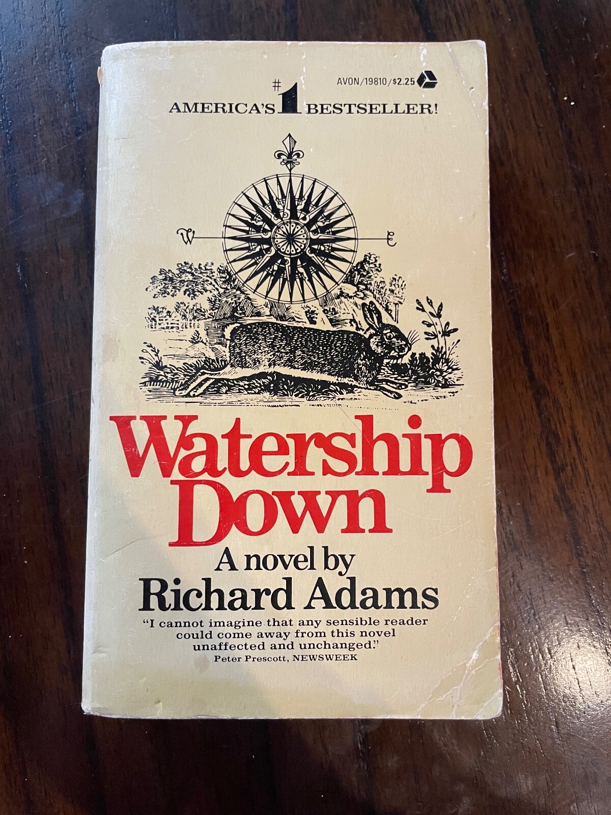 Watership Down, Richard Adams (1975), First Avon Printing – Paperback