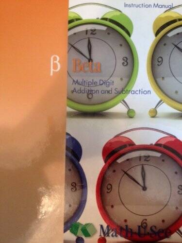 Math U See Beta Instruction Manual – Hardcover By Steven P. Demme – VERY GOOD