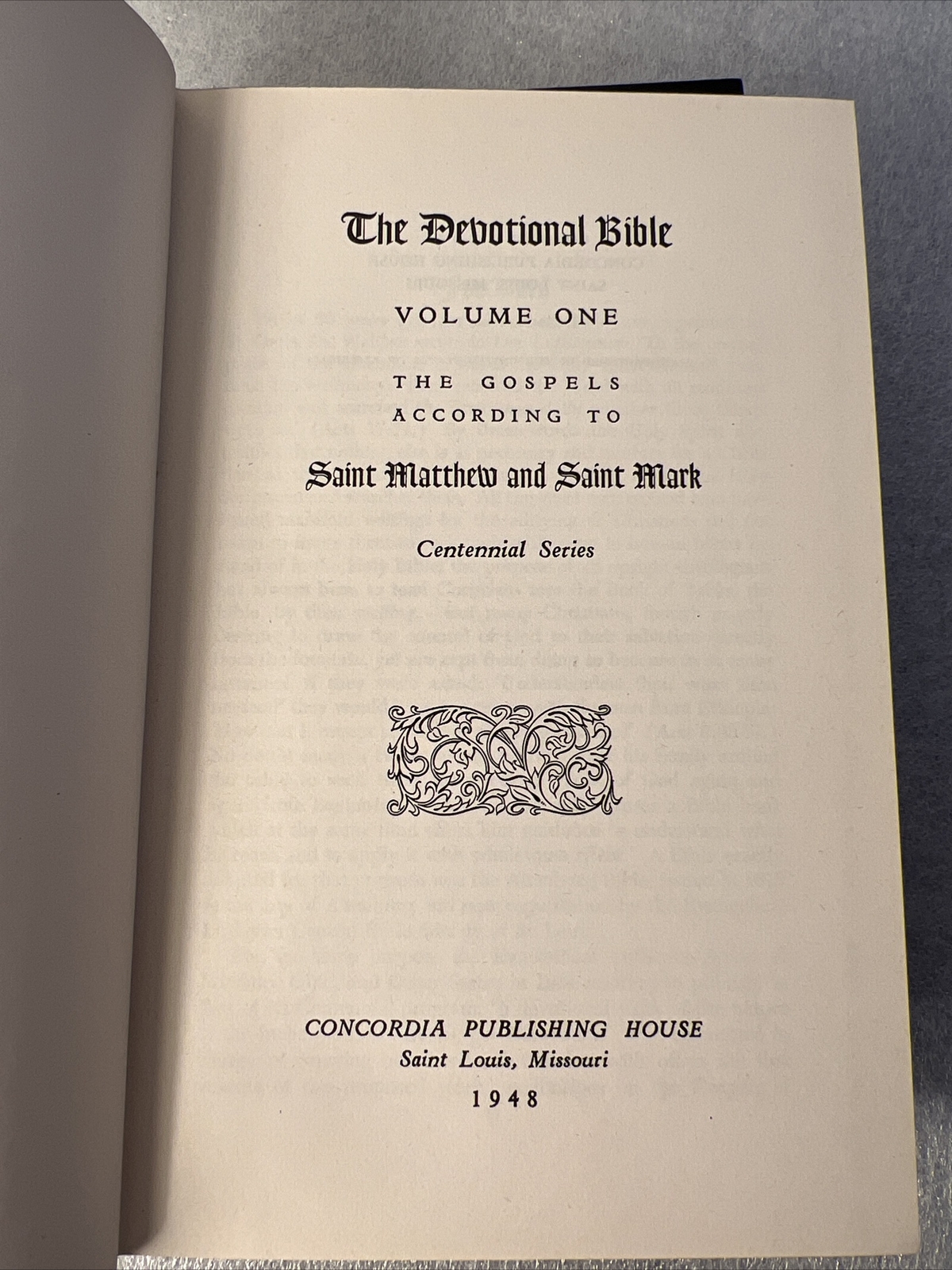 The Devotional Bible Vol. 1 Matthew And Mark Vol. 2 Luke And John 