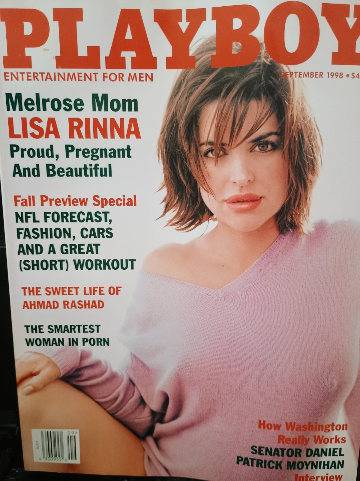 PLAYBOY MAGAZINE September 1998 with LISA RINNA / VANESSA GLEASON + Nina Hartley
