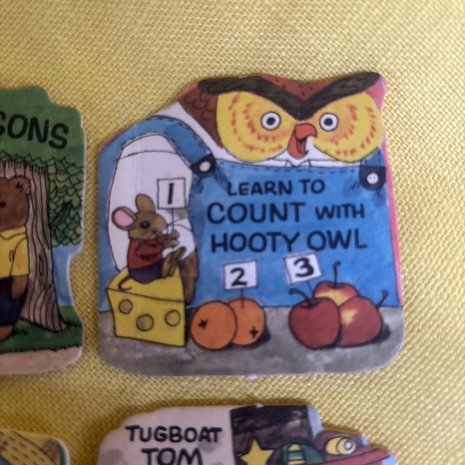6 vintage collectible “Tiny Golden Shape Books” illustrated by Richard Scarry