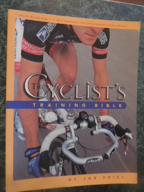 The Cyclist’s Training Bible by Joe Friel (1996), 266 pages, EXC condition