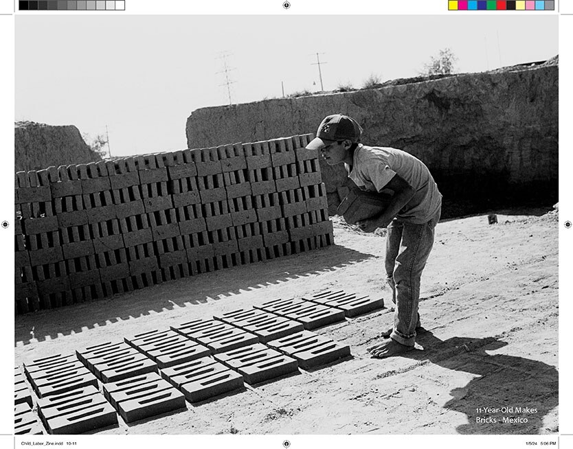 Stephen Shames – CHILD LABOR Zine – 28 pages – 5.5 x 8.5 inches BLM Zine
