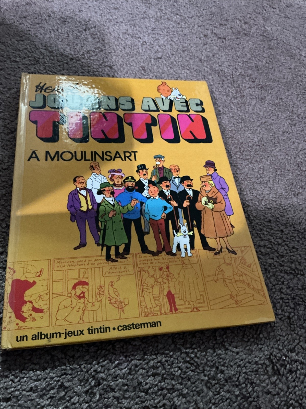 Casterman Game Book of the Adventures of Tintin: Playing with Tintin, Hergé (…