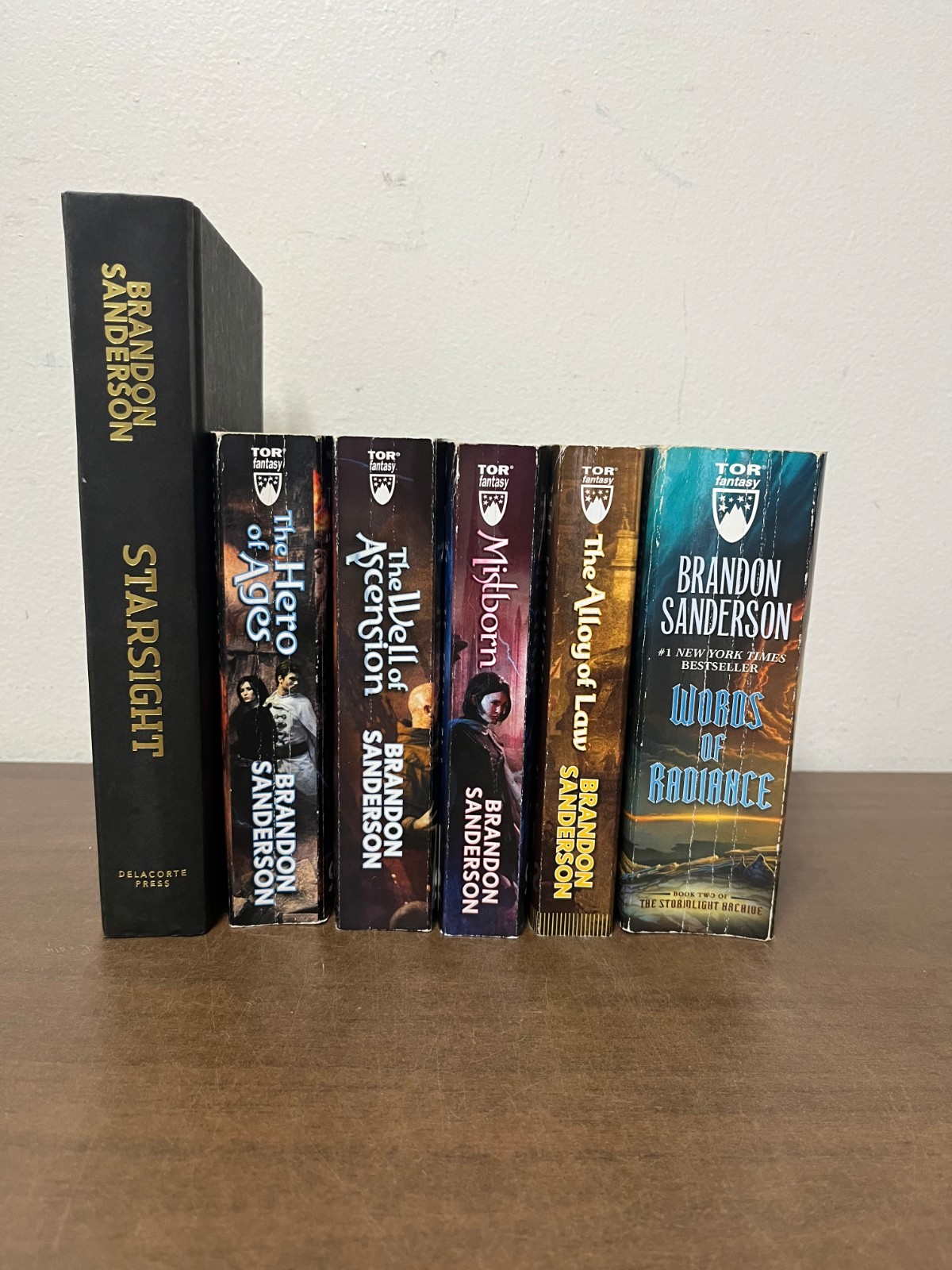 Brandon Sanderson Lot Of 6 Various Titles