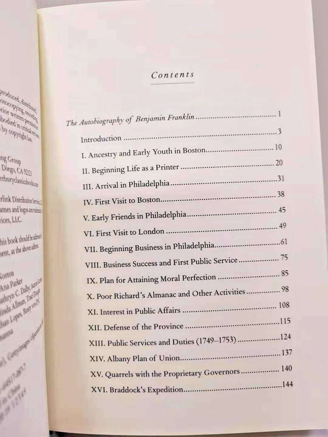 THE AUTOBIOGRAPHY OF BENJAMIN FRANKLIN ~ Faux Leather ~ BRAND NEW ~