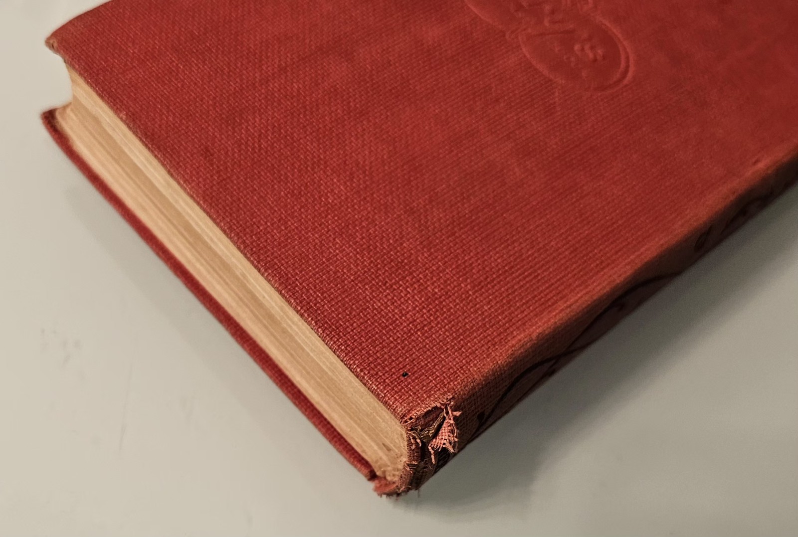 Antique 1910s A Message From Mars Lester Lurgan HC Red Cloth Sci-Fi Play Novel