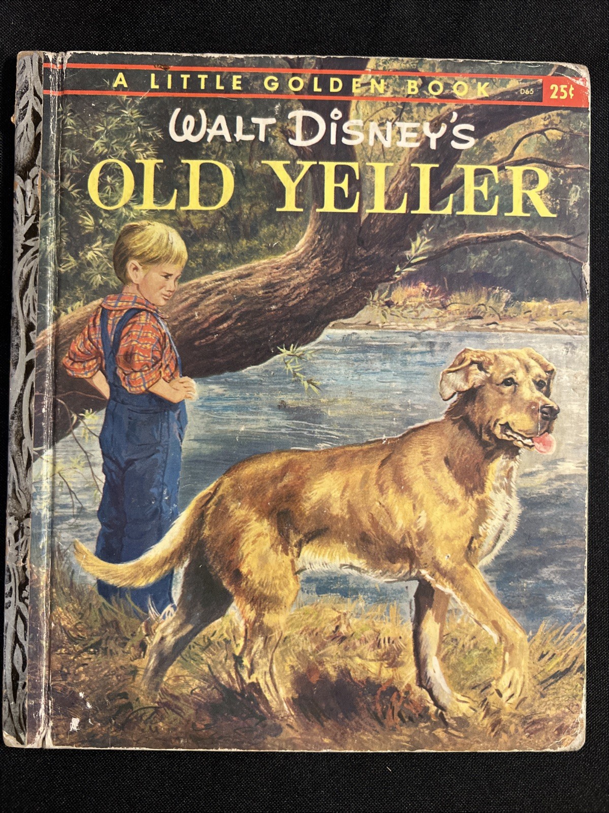 Vintage A Little Golden Book Walt Disney’s Old Yeller D65 .25 1957 “B” #5112