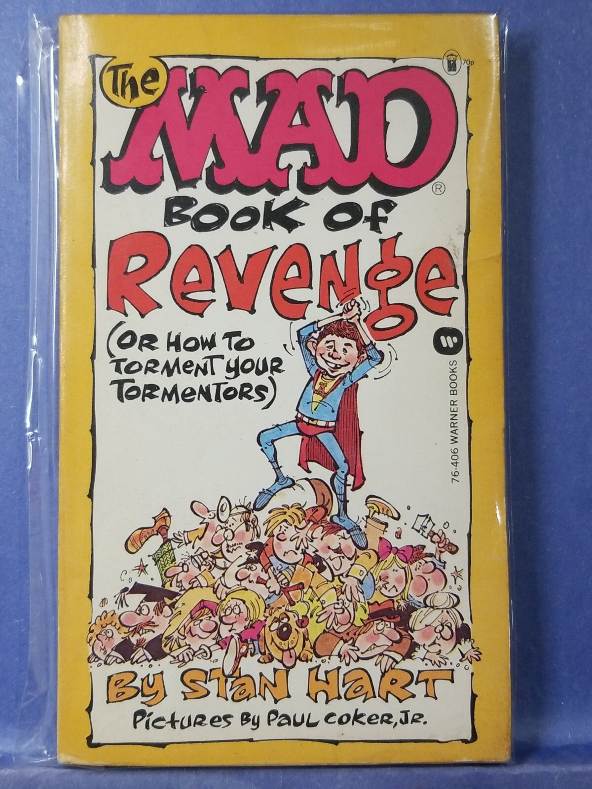 UNITED KINGDOM MAD Magazine Paperback Book: THE MAD BOOK OF REVENGE 1976 1ST FN
