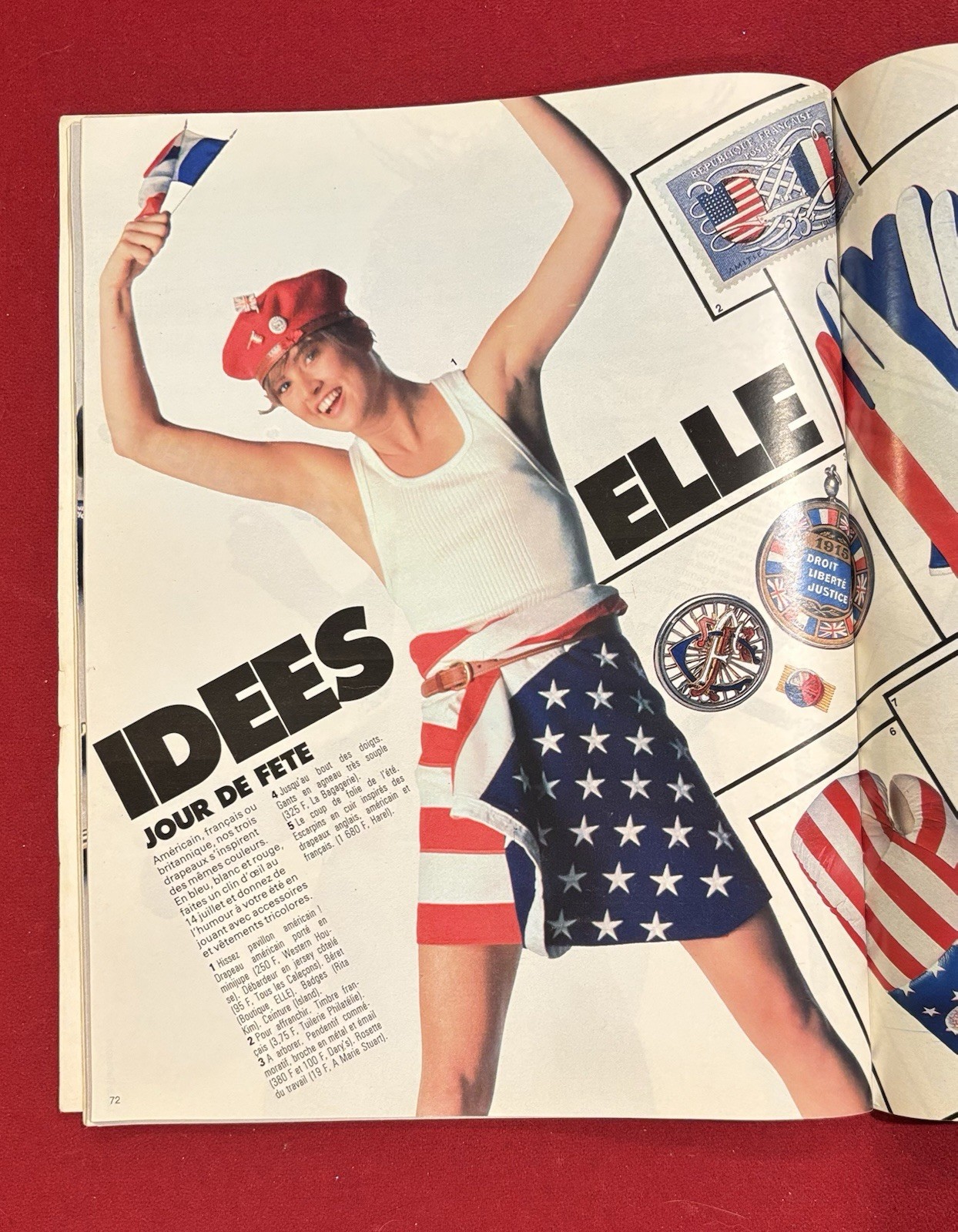 ELLE French Ed. Magazine: Rosemary Macgrotha, Brooke Shields July 15,1985 #2062