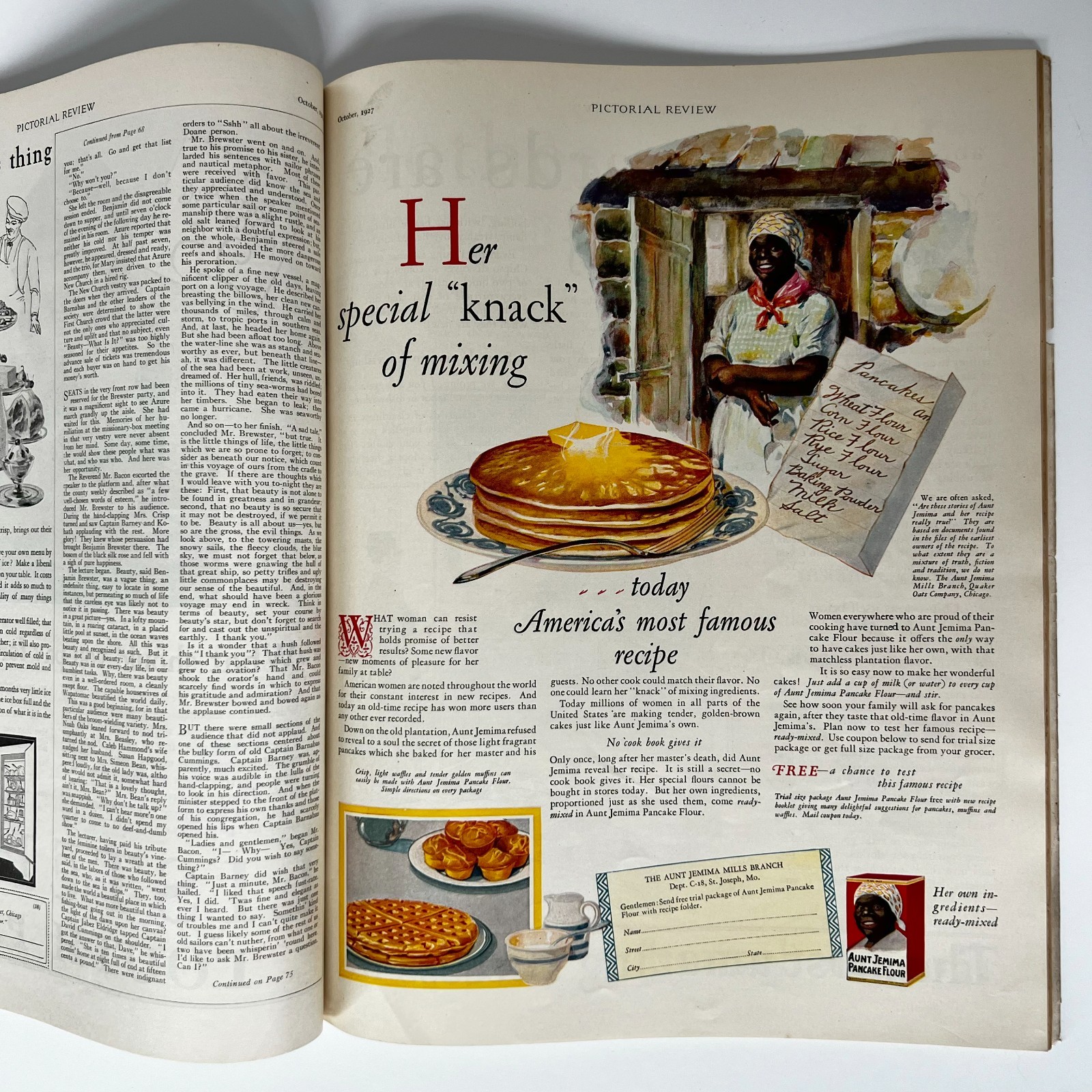 VTG Oct 1927 Pictorial Review McClelland Barclay Paris Fashion Halloween